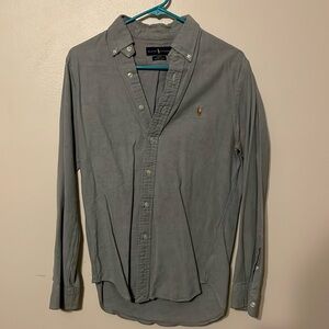 Ralph Lauren Slim Fit Stretch Oxford Button Up - Medium